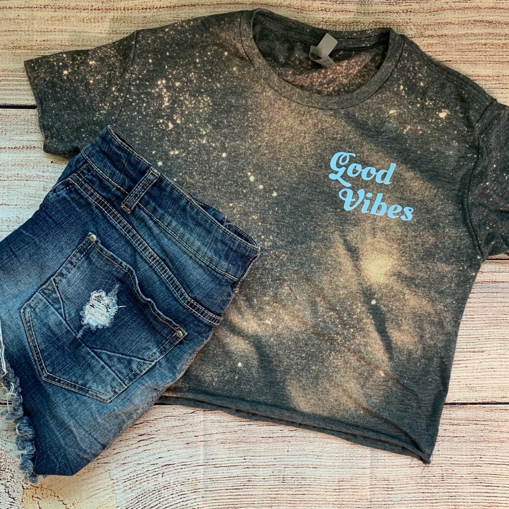 Good vibes crop top